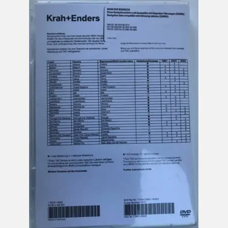 BMW Road Map Europe Business Navigációs DVD csomag 2019/2020