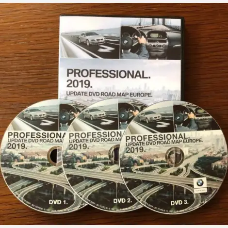 BMW "Professional" navigációs térkép DVD csomag 2019/2020