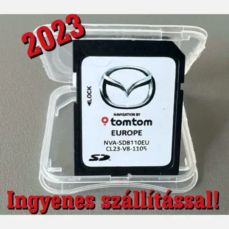 Mazda Tom Tom 2023 navigációs térkép SD kártya