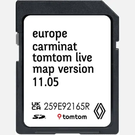 Renault TomTom Carminat LIVE 2023 térkép SD kártya