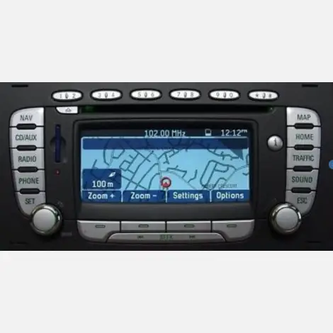 Ford FX 2022 navigáció térkép SD