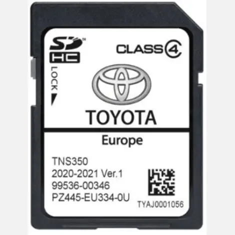 Toyota TNS350 2020 v1 navigációs térkép SD kártya