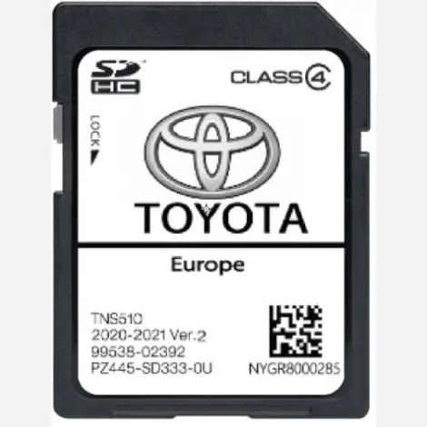Toyota TNS510 teljes Európa térkép SD kártya 2021