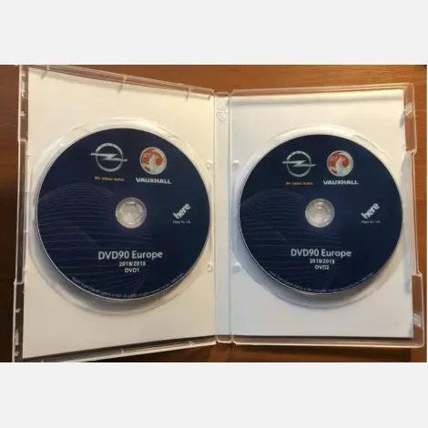 Opel DVD90 Európa térkép DVD csomag 2019/2020