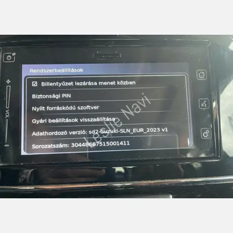 Suzuki SLDA 2023 térkép SD kártya