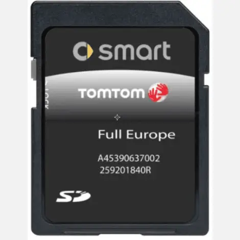 SMART 453 SAT NAV TÉRKÉP SD KÁRTYA EUROPE COOL & MEDIA 2023/2024