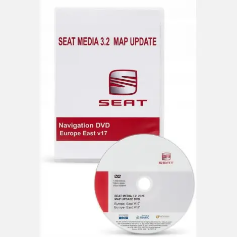 SEAT Media System 3.2 navigációs térkép DVD (V17)