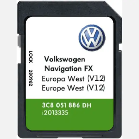 Skoda Amundsen navigáció frissítés SD kártya (FX) V12