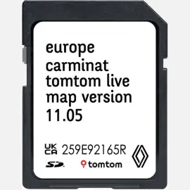 Renault TomTom Carminat LIVE 2023 térkép SD kártya