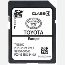 Toyota TNS350 2020 v1 navigációs térkép SD kártya