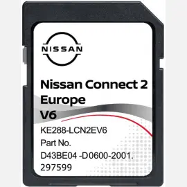 Nissan Connect2 teljes Európa navigációs térkép SD kártya 2023 (V6)