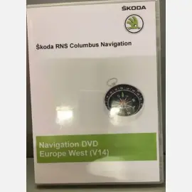 Skoda Columbus navigáció frissítés DVD (V17)