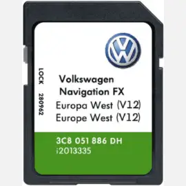 Skoda Amundsen navigáció frissítés SD kártya (FX) V12